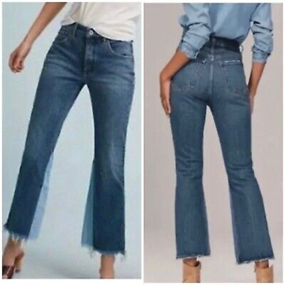 Abercrombie & Fitch The Kick Flare Ultra High Rise Size 26 / 2R